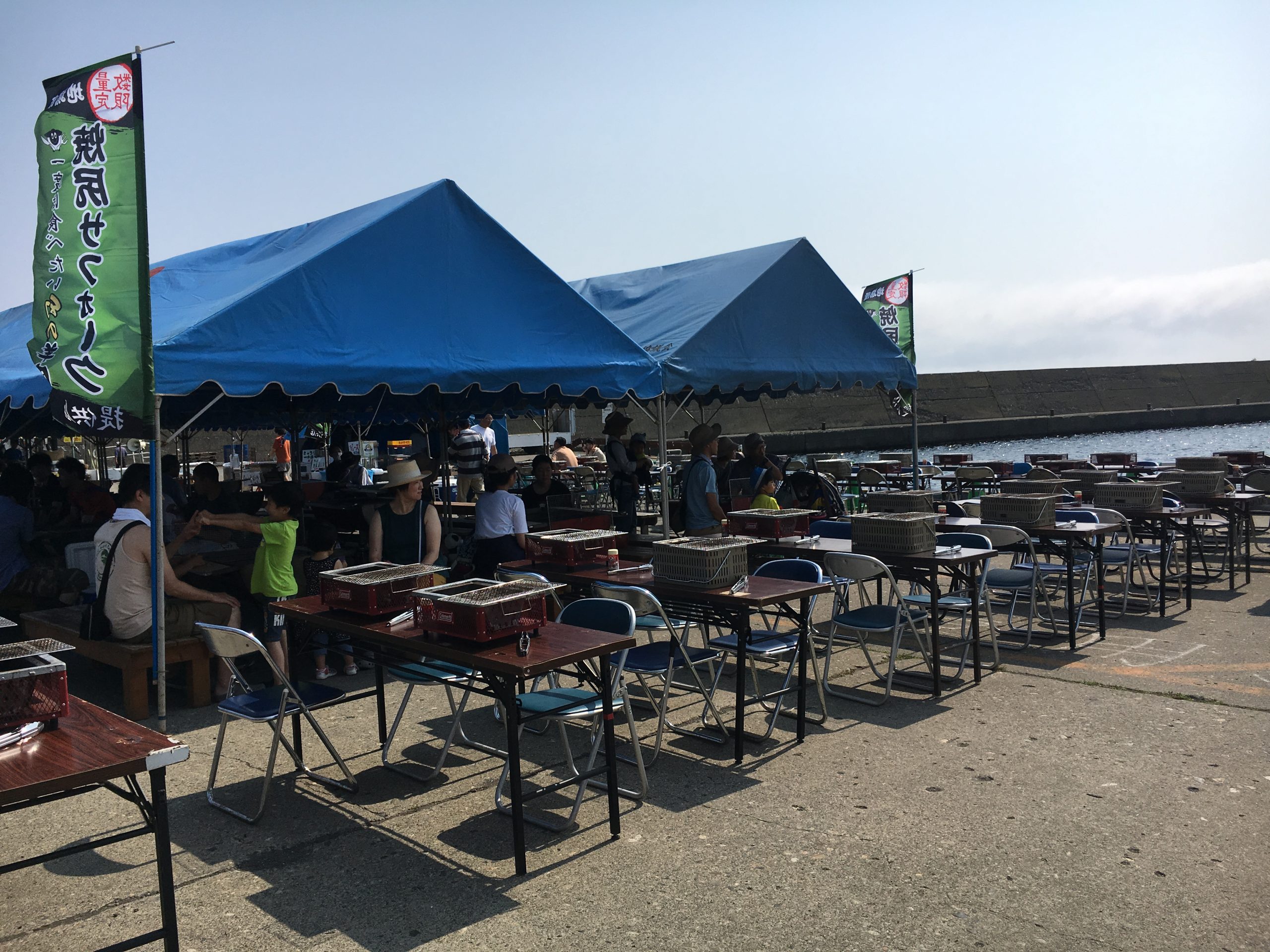 焼尻めん羊まつり会場