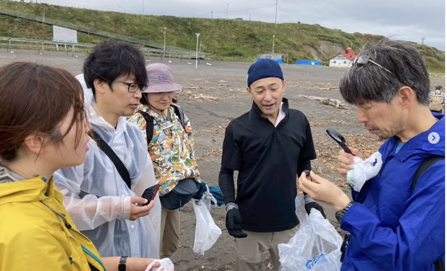 ビーチコーミングイベントを開催しました　※北海道海鳥センター