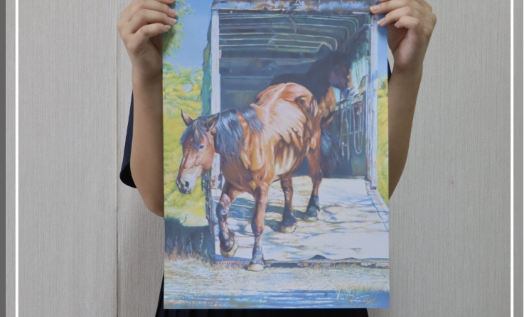 第31回馬の絵作品展「文部科学大臣賞」受賞 ※羽幌町 - 羽幌町観光協会