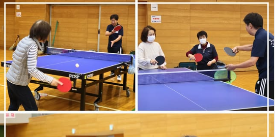 初心者卓球教室　@羽幌町
