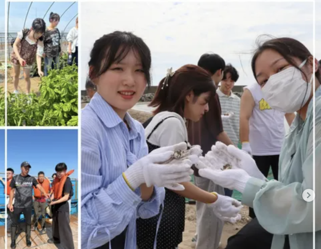 札幌ベルエポック製菓調理専門学校研修旅行　@羽幌町
